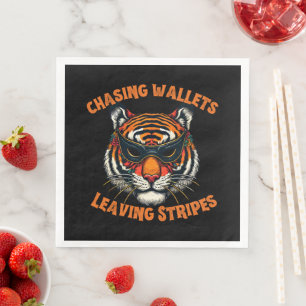 Serviette En Papier Tigre voleur
