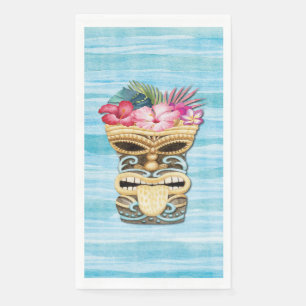 Serviette En Papier Tiki Bar Party Monogrammé