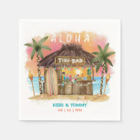 Tiki Beach Bar | Surf et mer du coucher de soleil 