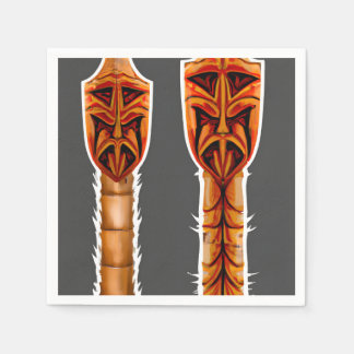Serviette En Papier Tiki exotique