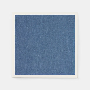 Serviette En Papier Tissu d'origine Mode bleue jean denim