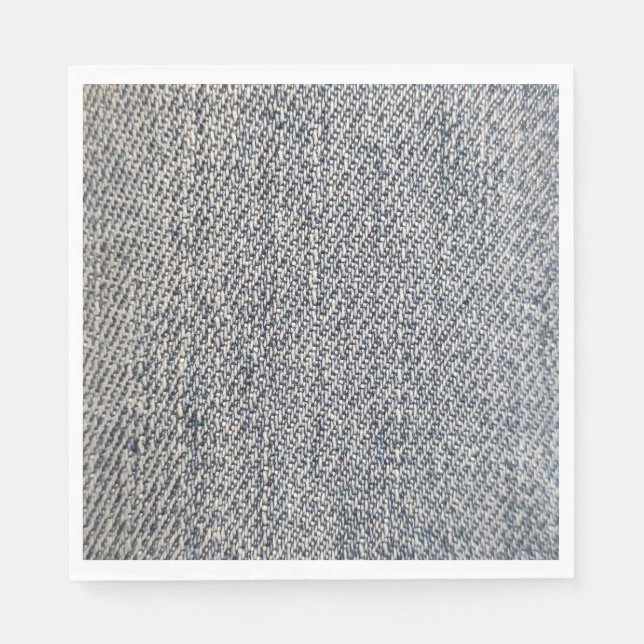 Serviette En Papier Tissu Jeans (Devant)