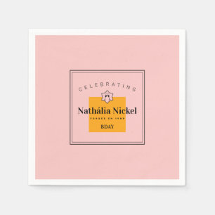 Serviette En Papier Toast Champagne