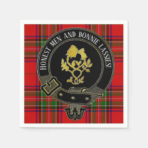 Serviette En Papier Toast écossais ou vos serviettes de texte