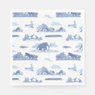 Serviette En Papier Toile animale disparue