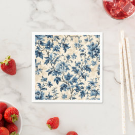 Serviette En Papier Toile Bleue Pays Français