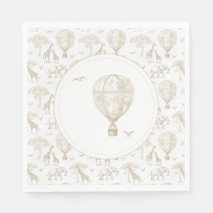 Serviette En Papier Toile de Baby shower classique Little Wild