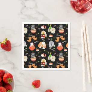 Serviette En Papier TOKYO CHOWTIME Chow