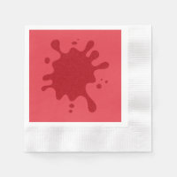 Tomate Rouge sur éclaboussure de peinture rouge –