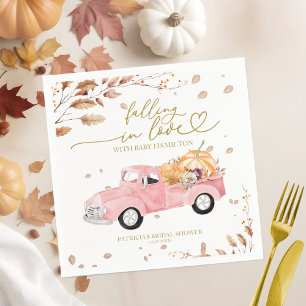 Serviette En Papier Tomber amoureux Baby Shower de bébé