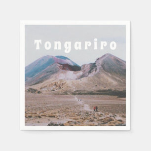 Serviette En Papier Tongariro Parc national, Nouvelle-Zélande Souvenir