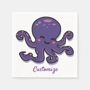 Serviette En Papier Tonnerre-Cove mauve