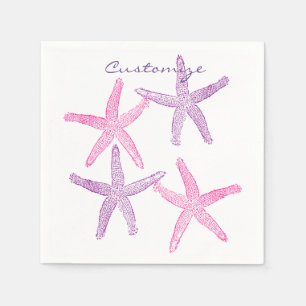 Serviette En Papier Tonnerre de poisson-crapaud rose