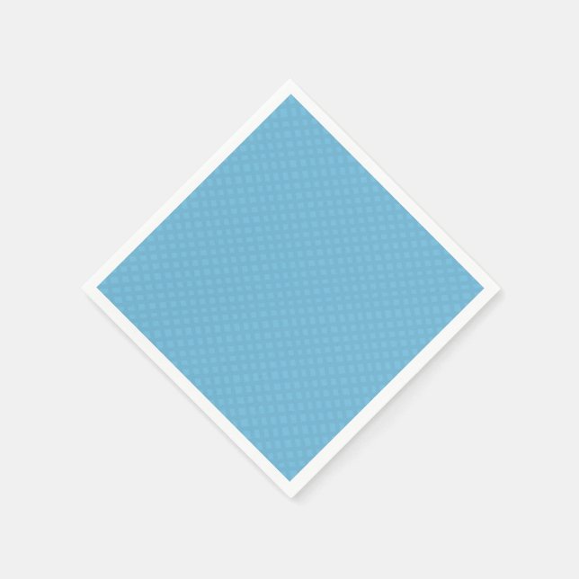 Serviette En Papier Tonton en treillis bleu Jean Basketweet (Coin)