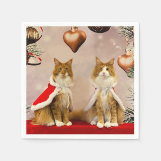 Serviette En Papier Tony et Teddy Holiday Napkins