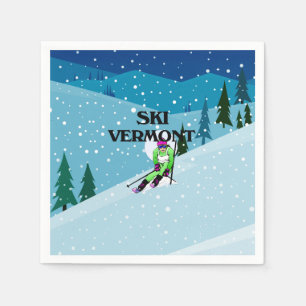 Serviette En Papier TOP Ski Vermont