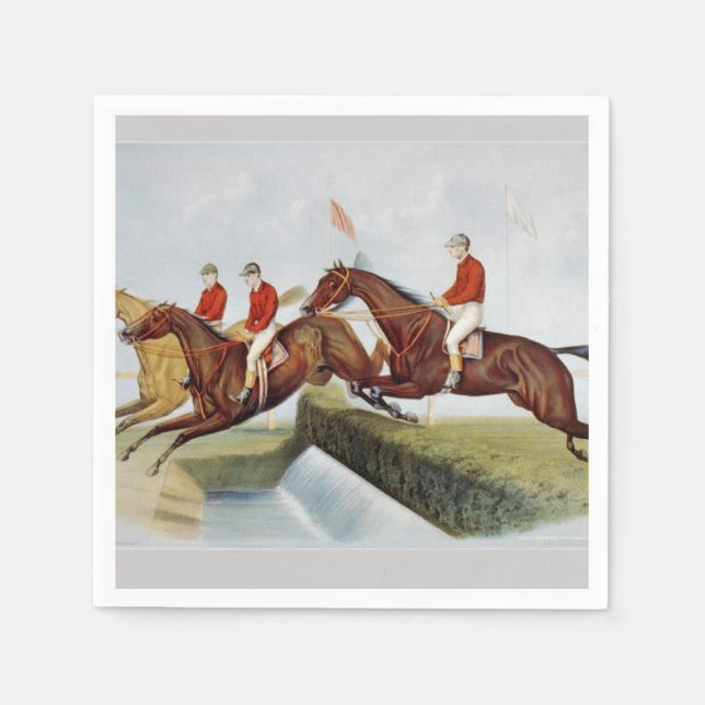Serviette En Papier TOP Steeplechase (Devant)