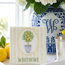 Topiaire de citron personnalisé de Palm Beach