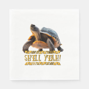 Serviette En Papier Tortue 001 Coquille Ouais!