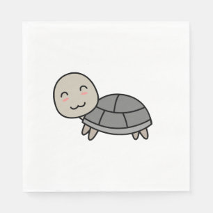 Serviette En Papier Tortue dessin animé animal