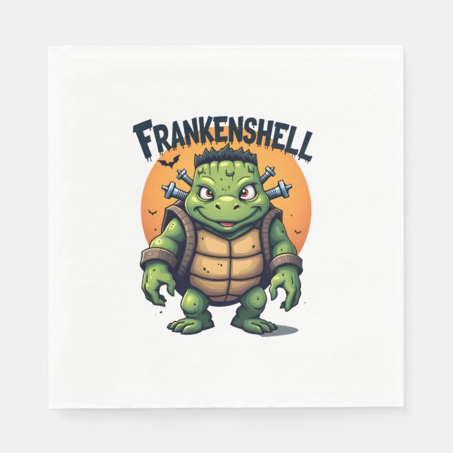 Serviette En Papier Tortue franche (Devant)