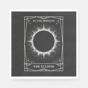 Serviette En Papier Total Solaire Eclipse 2024 Tarot Viewing Party