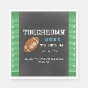 Serviette En Papier Touchdown Boy Football