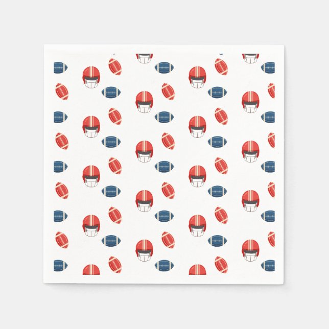 Serviette En Papier Touchdowns et minuscules orteils, baby shower de f (Devant)