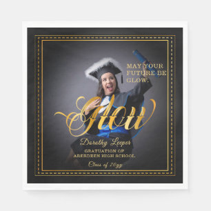 Serviette En Papier Touche d'or Glow your future.