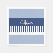 Touches de piano Monogramme Clavier musical Amoure