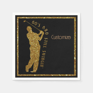 Serviette En Papier Toujours Swingin' Golfers 60 À 69
