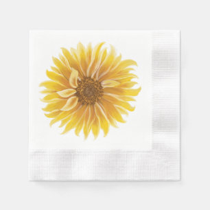 Serviette En Papier Tournesol