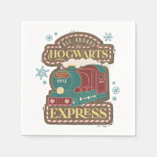 Serviette En Papier Tous à bord de HOGWARTS™ Express Noël Cookie