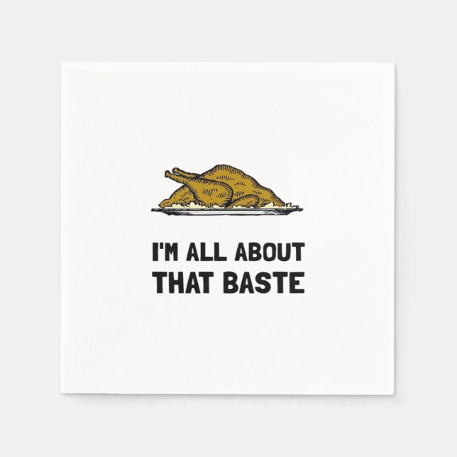 Serviette En Papier Tout À Propos De Ce Baste (Devant)