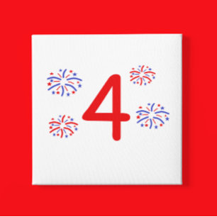 Serviette En Papier Tout âge Feu d'artifice Anniversaire