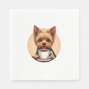 Serviette En Papier Tout ce dont j'ai besoin, c'est du café et mon yor