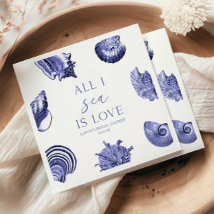 Serviette En Papier Tout Ce Que Je Mer Est Amour Élégant Fête des mari