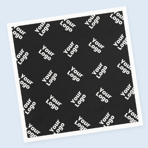 Serviette En Papier Tout logo ou image téléchargée Motif éparpillé