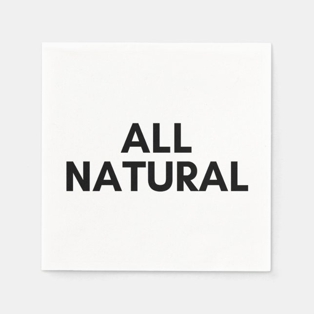 Serviette En Papier tout naturel (Devant)