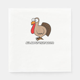 Serviette En Papier Tout sur ce Baste drôle pour Thanksgiving