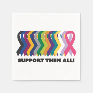 Serviette En Papier Toute la sensibilisation au cancer