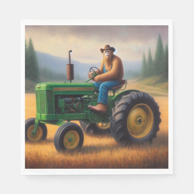 Serviette En Papier Tracteur Bigfoot (Devant)