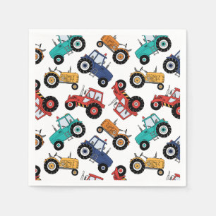 Serviette en papier tracteur, Fournitures pour fêt
