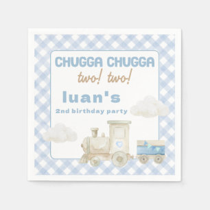 Serviette En Papier Train Tchou Tchou Anniversaire