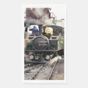 SERVIETTE EN PAPIER TRAINS À VAPEUR