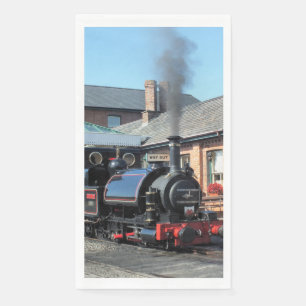SERVIETTE EN PAPIER TRAINS À VAPEUR