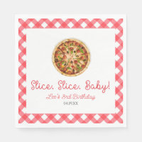 Trancher, Trancher, Bébé ! Pizza fête d'anniversai