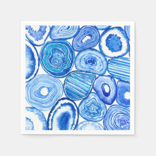 Serviette En Papier Tranches d'agneau bleu
