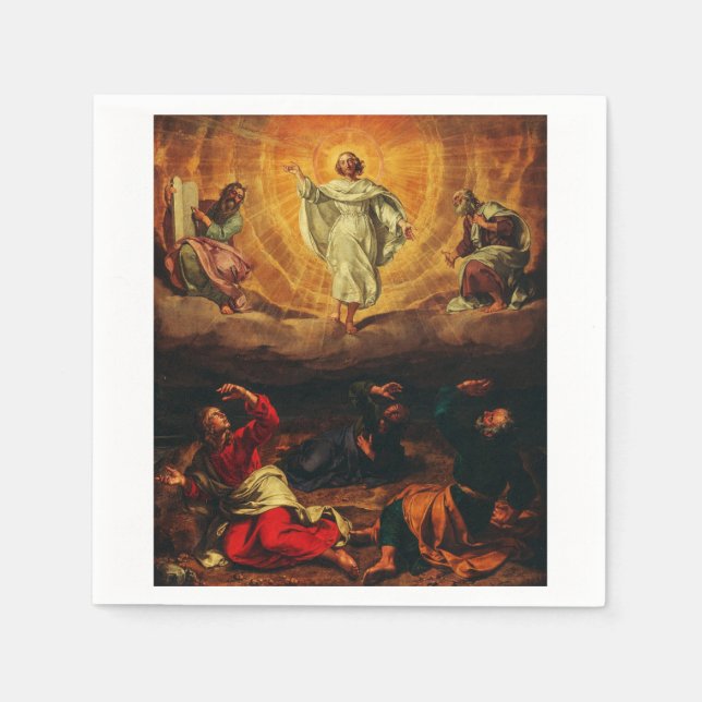 Serviette En Papier Transfiguration de Jésus Christ (Devant)