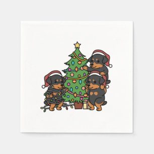 Serviette En Papier Tree de Christmas